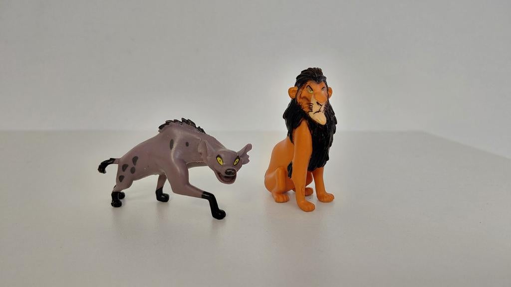 Scar en Hyena Disney poppetjes, Ophalen of Verzenden, Zo goed als nieuw
