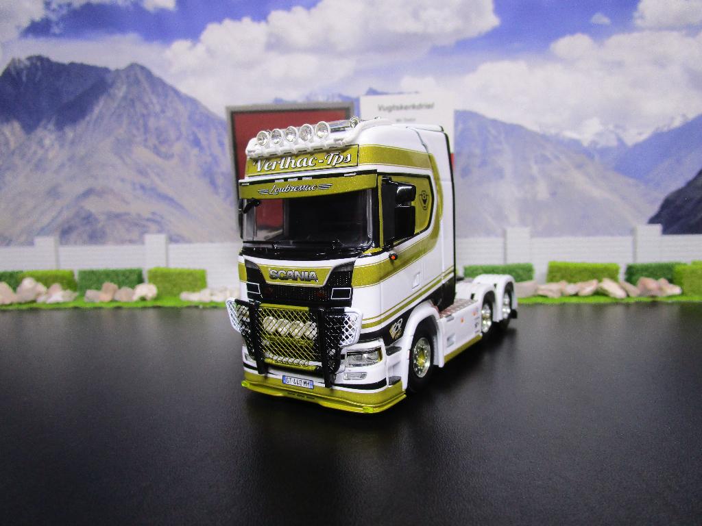 Miniature WSI 1/50 – Scania S Highline CS20H 4x2 – Yannick Poulard – Réf 01-4351