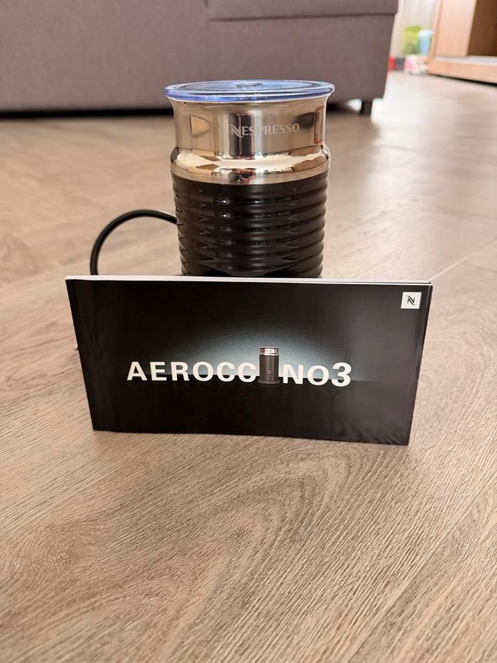 Nespresso Aeroccino 3 Melkopschuimer - Perfect Schuim, Witgoed en Apparatuur, Melkopschuimers, Zo goed als nieuw, Elektrische melkopschuimer