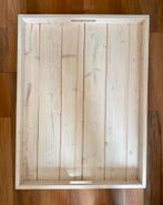 Groot massief houten dienblad 80x60 cm - naturel - robuust, Huis en Inrichting, Woonaccessoires | Dienbladen, Ophalen, Zo goed als nieuw