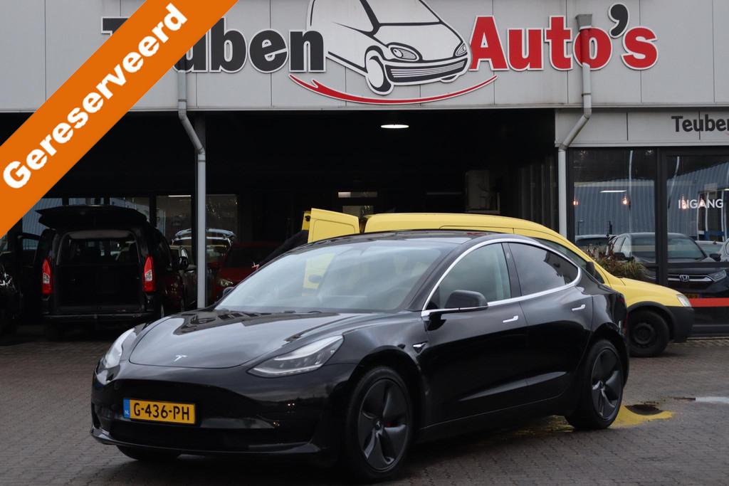 Tesla Model 3 Standard RWD Plus 60 kWh | SOH 85% | Autopilot, Auto's, Tesla, Automaat, 238 pk, Zwart, Origineel Nederlands