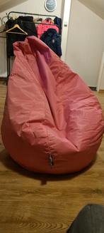 Grote roze zitzak (Ploff) met extra vulling, Huis en Inrichting, Zitzakken, Ophalen, Gebruikt, Roze, Zitzak