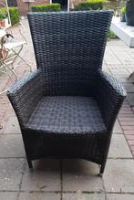 6 tuinstoelen wicker grijs, Tuin en Terras, Ophalen, Gebruikt, Wicker