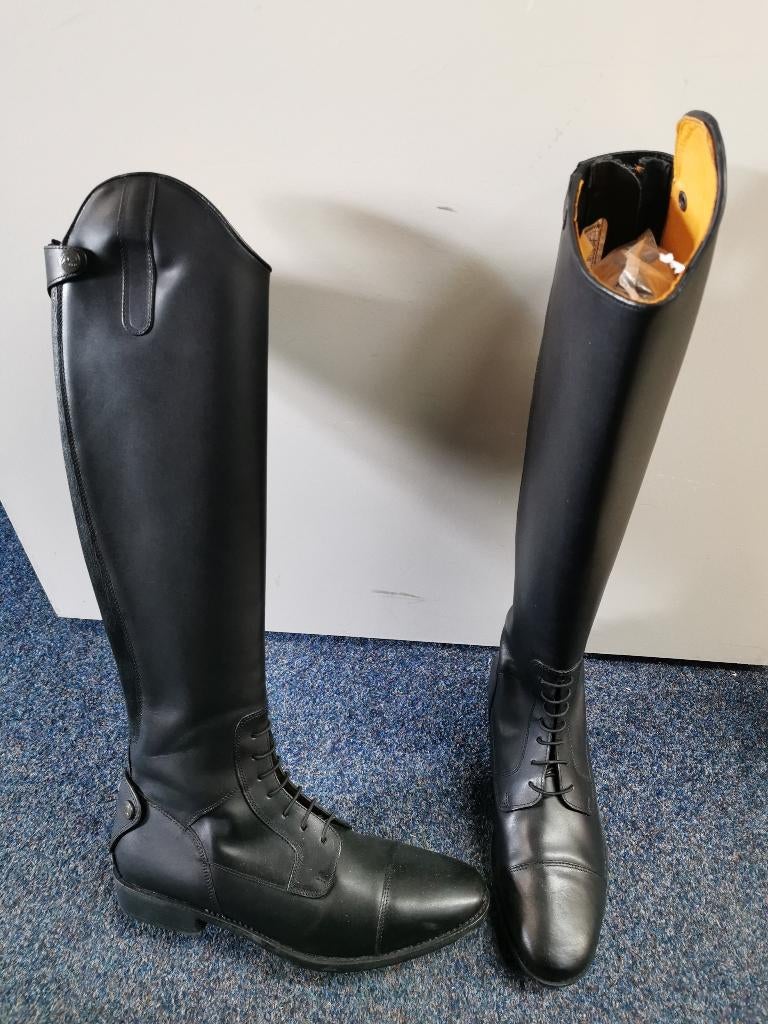 Hkm Latinium classic men paardrijlaarzen maat 45 m zwart, Ophalen of Verzenden, Eu, Hkm, Schoeisel