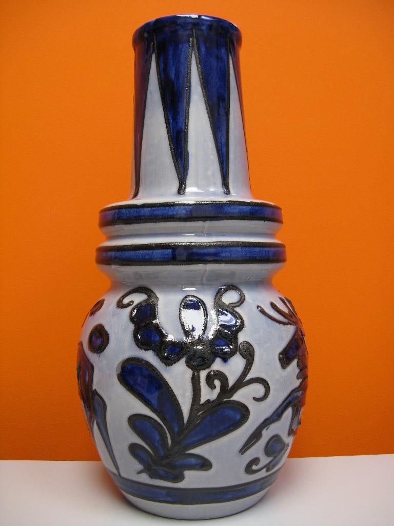 retro vintage fat lava vloervaas Scheurich West Germany 1974, Antiek en Kunst, Antiek | Keramiek en Aardewerk, Ophalen of Verzenden