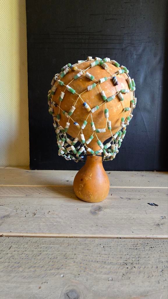 Kralen muziekinstrument van kalebas, Ophalen of Verzenden