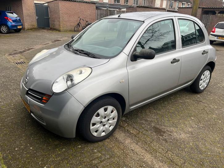 Nissan Micra 1.2 5D Grijs, Auto's, Nissan, Particulier, Micra, Benzine, B, Hatchback, Handgeschakeld, Origineel Nederlands, Zilver of Grijs