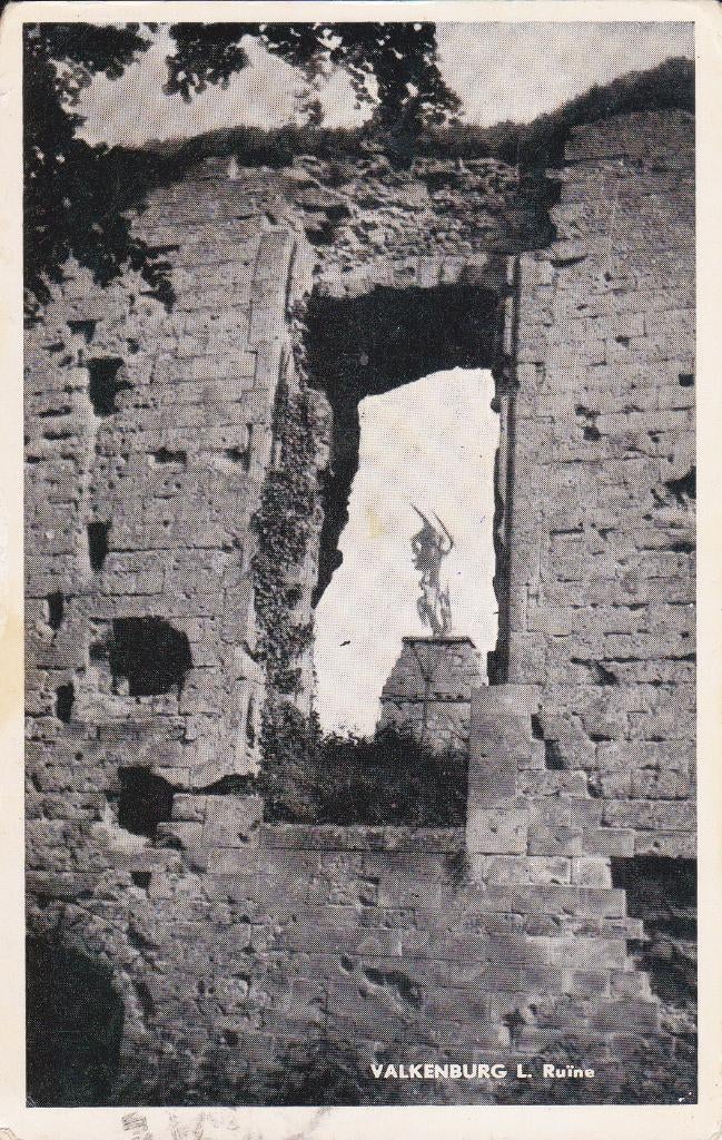 07985 Valkenburg - Ruïne - gel. 1955, Verzenden, 1940 tot 1960, Gelopen, Limburg