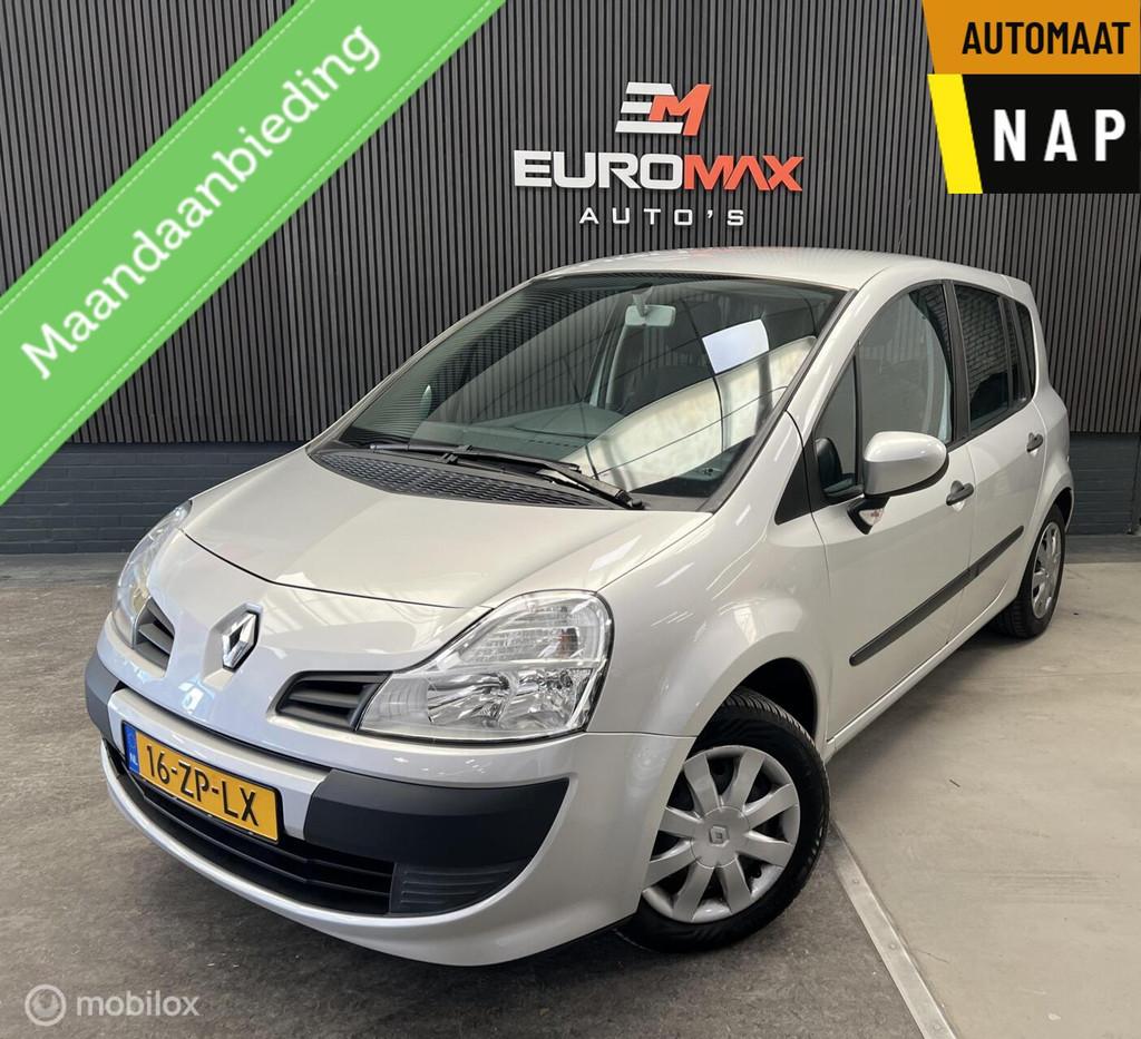 Renault Modus 1.6-16V Expression Automaat NAP CruiseControl, Stof, Gebruikt, Zwart, 4 cilinders