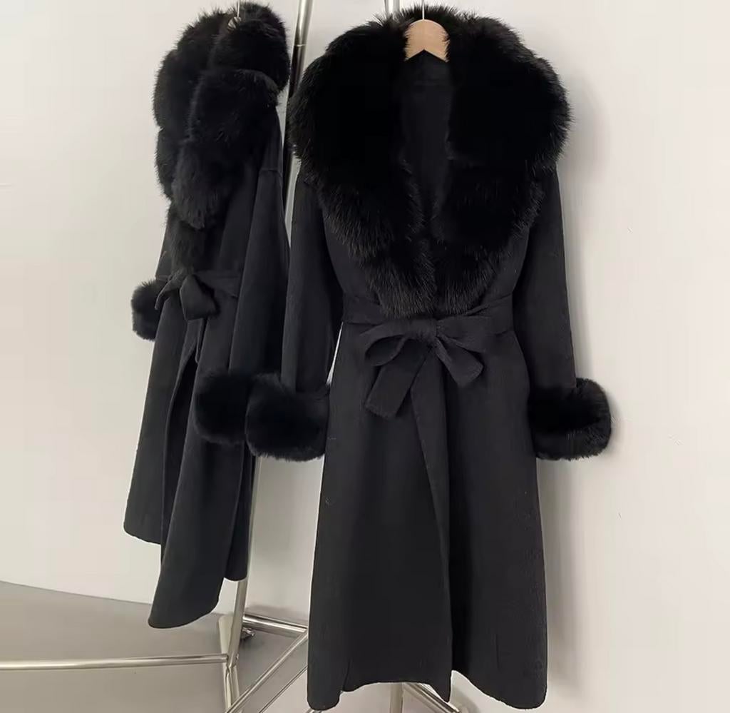 Mantel jas, Kleding | Dames, Ophalen of Verzenden, Zo goed als nieuw, Zwart