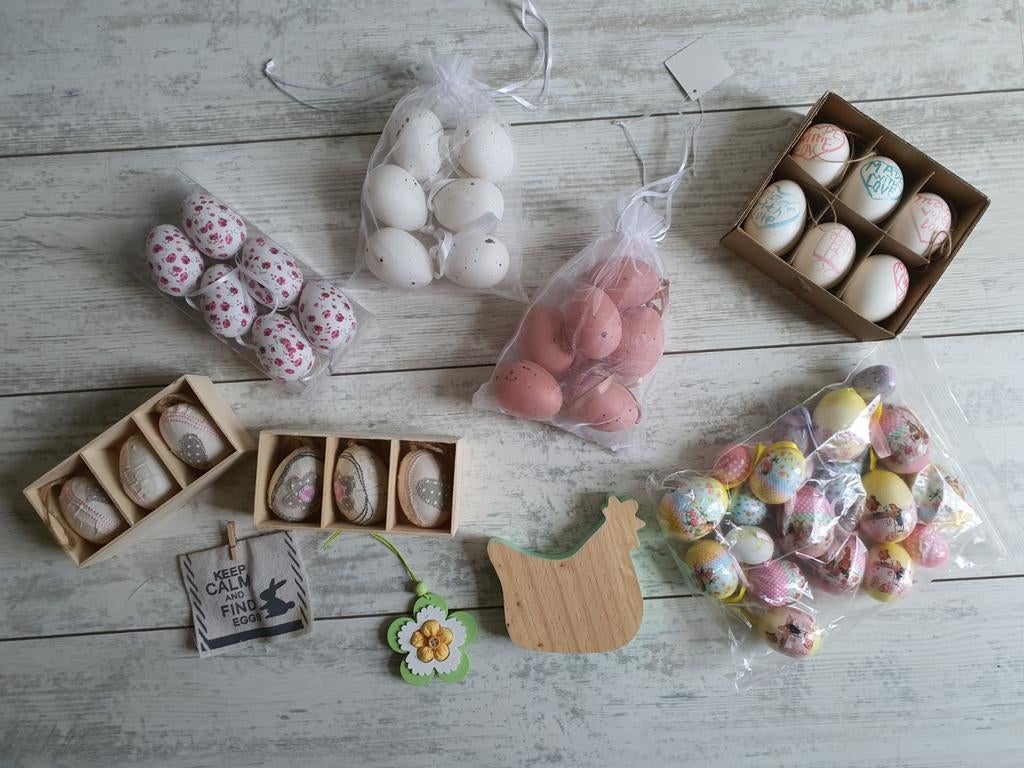 Diverse paasdecoratie in mooie kleuren!, Diversen, Pasen, Ophalen of Verzenden, Zo goed als nieuw