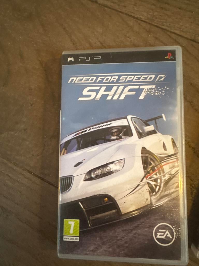 4 psp spelen o.a Need for Speed Shift PSP, Gebruikt, 1 speler, Racen en Vliegen, Ophalen of Verzenden