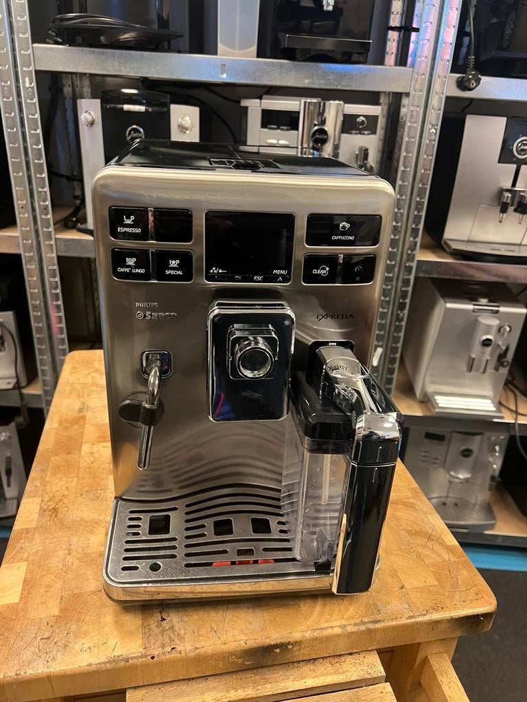 Philips Saeco Exprelia, Witgoed en Apparatuur, Koffiezetapparaten, Afneembaar waterreservoir, 10 kopjes of meer, Koffiemachine