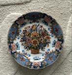 Makkum bord met bloemendecoratie, Ophalen of Verzenden