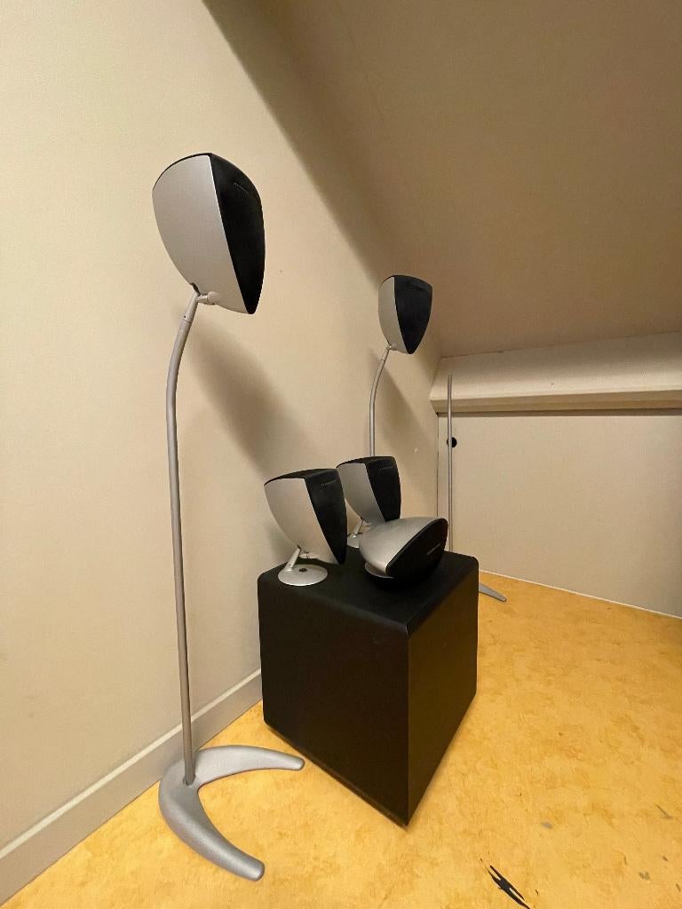 Mordaunt Short Genie MS-402 speakerset, Audio, Tv en Foto, Luidsprekers, Gebruikt, Complete surroundset, 120 watt of meer, Ophalen