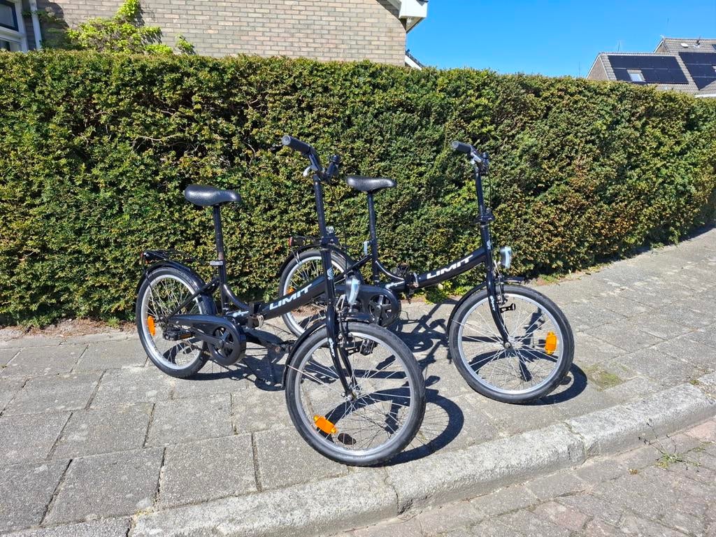 Set van 2 Nette LIMIT city hopper Vouwfietsen, Terugtraprem, Zo goed als nieuw, Ophalen, Overige merken
