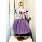 Nieuw ! Mt. 98-104 Paars/Lila Prinsessenjurk + Vlechtdiadeem, Ophalen of Verzenden, Nieuw, 104 of kleiner, Meisje