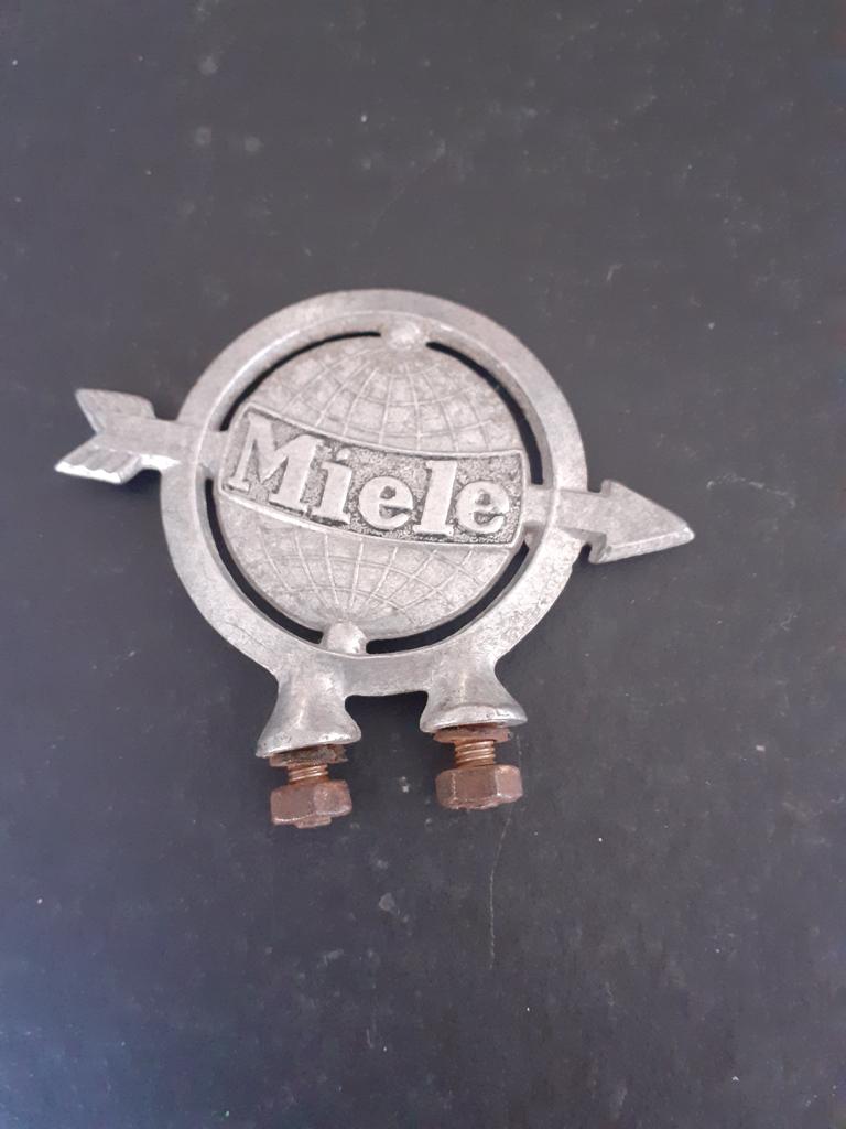 mooi fiets embleem Miele [ zeer oud, Ophalen of Verzenden, Gebruikt, Overige typen