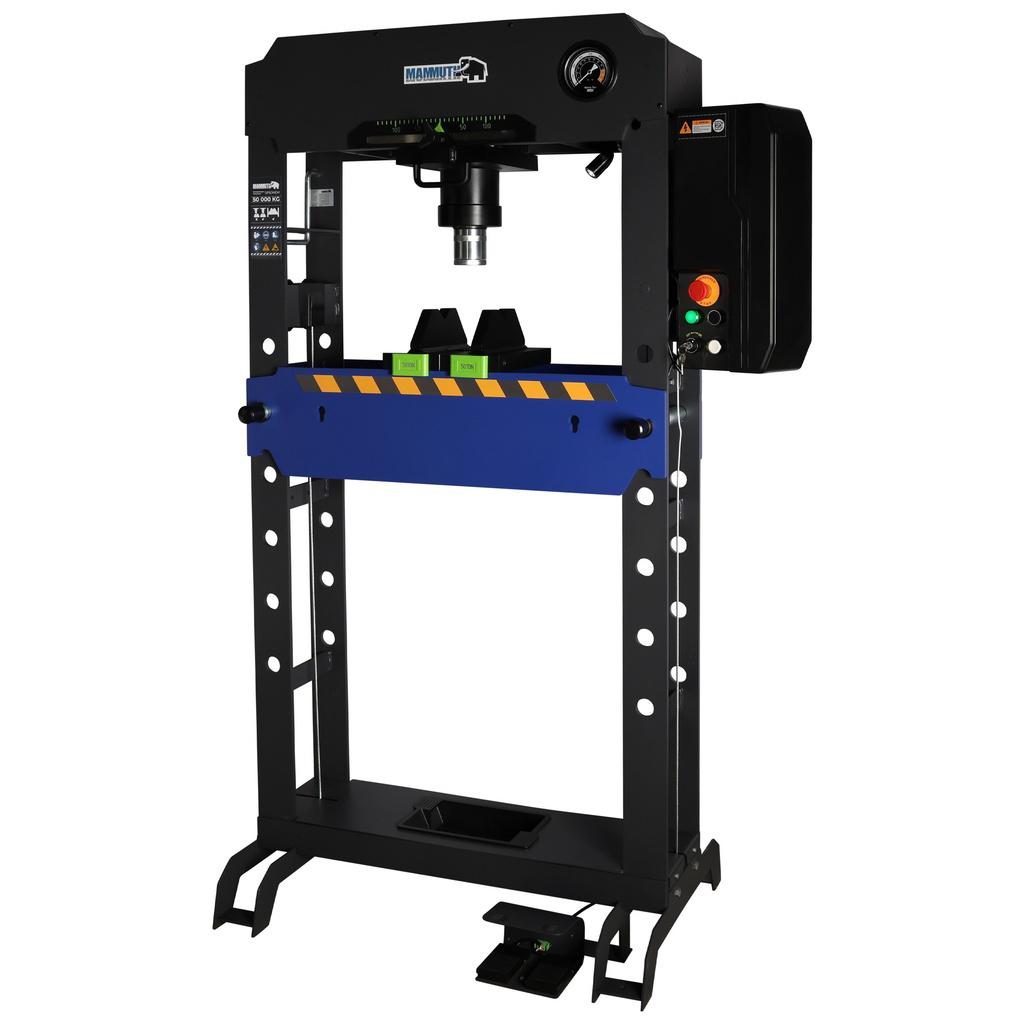 Mammuth werkplaatspers 50 ton elektrisch / Nieuw