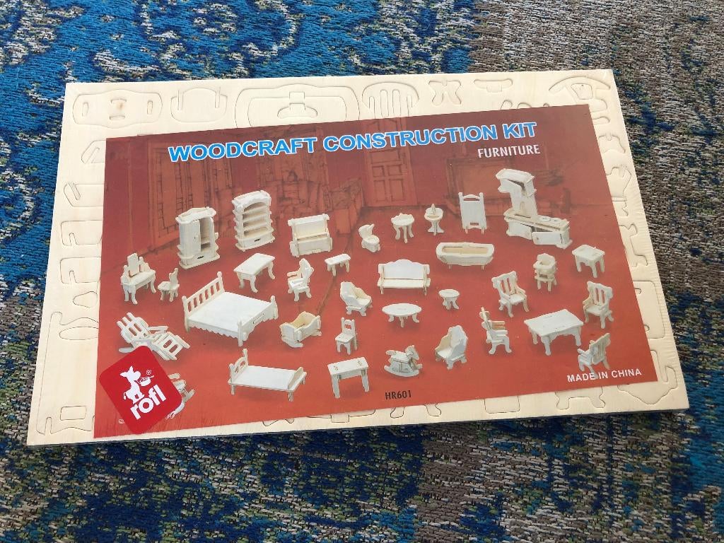 Woodcraft Construction Kit - Furniture, Hobby en Vrije tijd, Knutselen, Ophalen of Verzenden, Nieuw, Overige typen