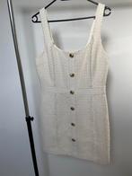 Nikkie jurk wit met gouden knopen mt 40, Maat 38/40 (M), Wit, Nieuw, Ophalen of Verzenden