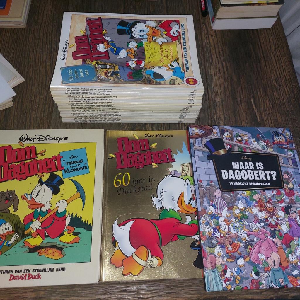28 x Oom Dagobert Duck verzameling alles 1e druk, Boeken, Meerdere stripboeken, Ophalen of Verzenden, Gelezen