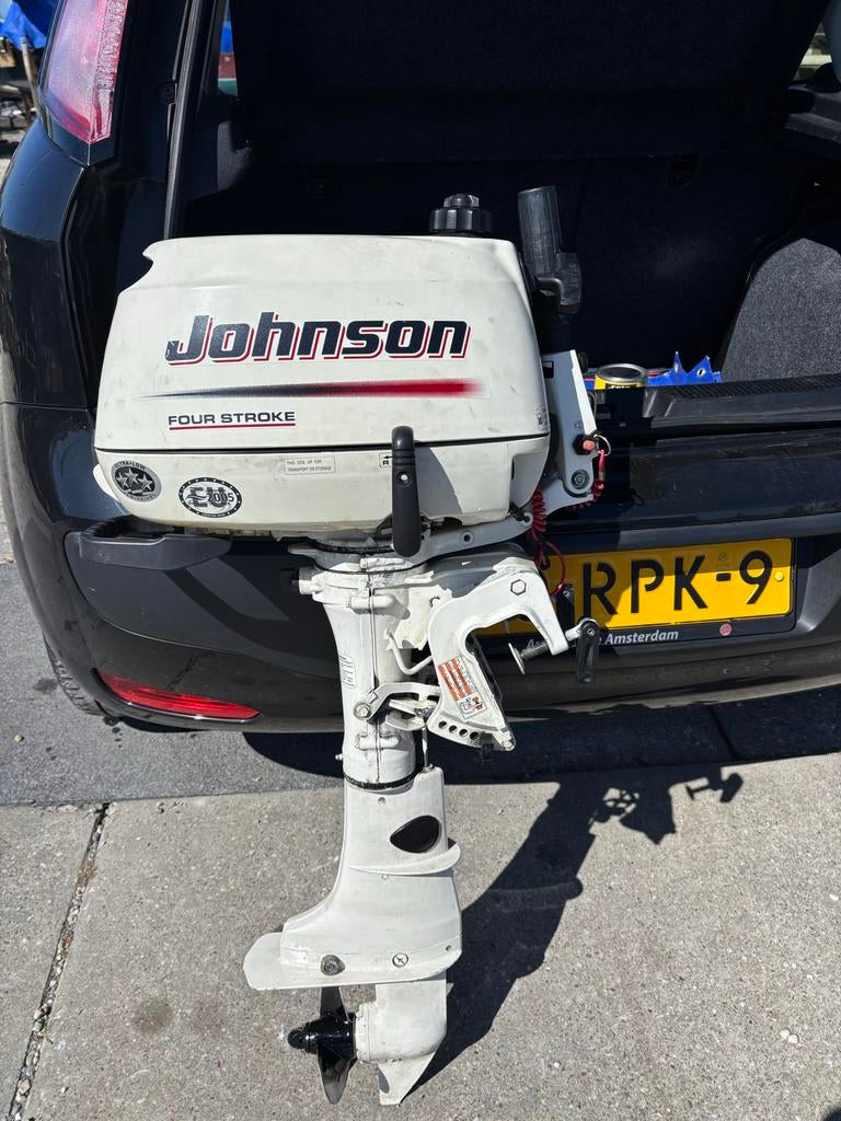 Johnson / Suzuki 4PK 4 takt buitenboordmotor kortstaart, Ophalen, Gebruikt, Minder dan 5 pk, Viertaktmotor