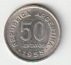50  cent  1955  Argentinië. km. 49, Ophalen of Verzenden, Noord-Amerika, Losse munt