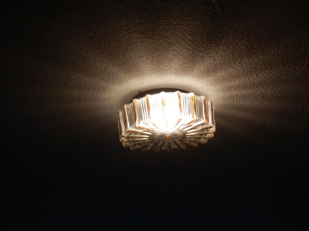 plafonniere, Ophalen, Gebruikt, Glas