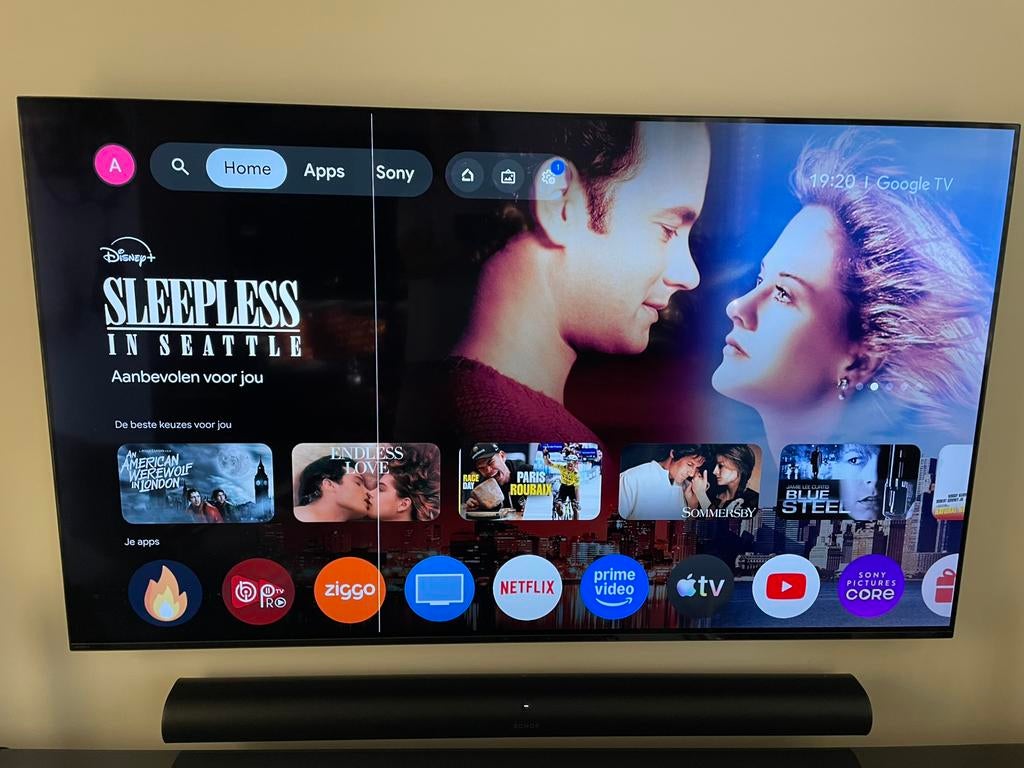 Sony XR65-A84J Bravia Oled, Ophalen, Zo goed als nieuw, 100 Hz, Sony