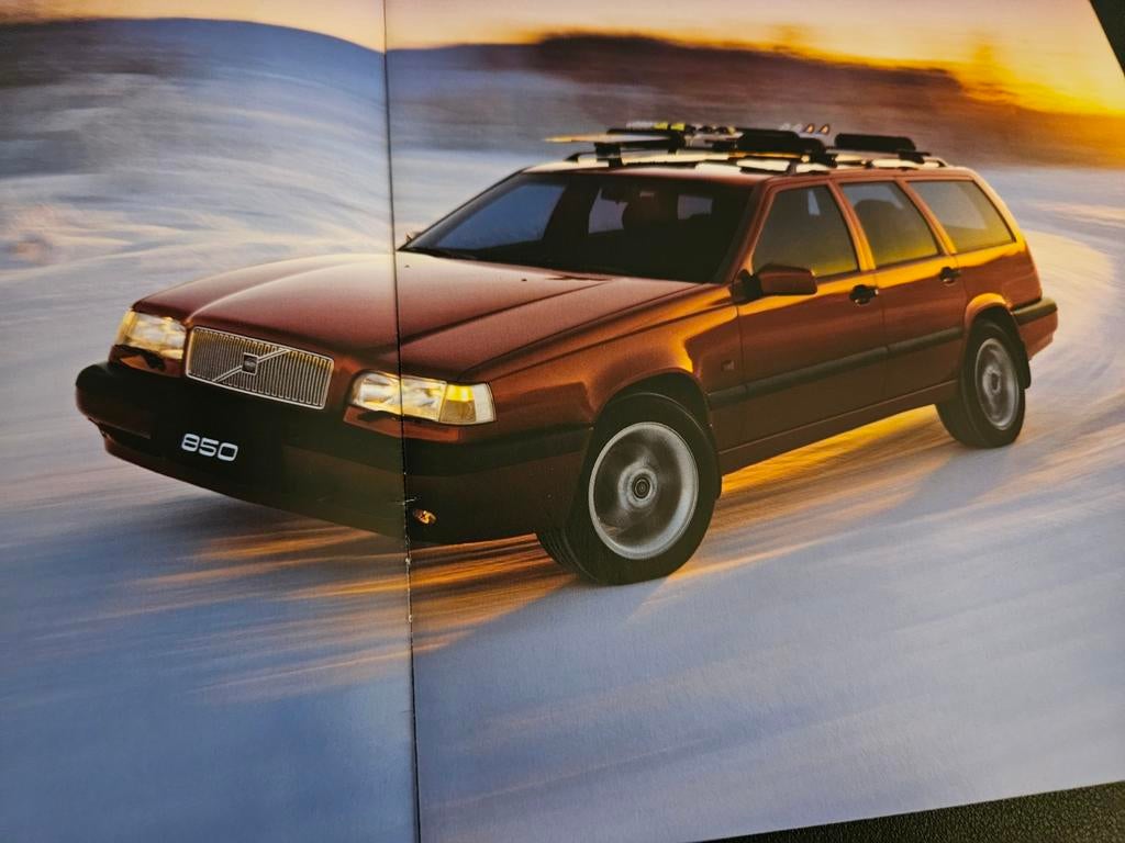 Brochure Volvo 850 AWD 1997 Zwitsersland, Ophalen of Verzenden, Zo goed als nieuw, Volvo