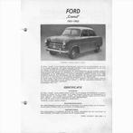 Ford Consul Vraagbaak losbladig 1951-1952 #1 Nederlands, Ophalen of Verzenden, Gelezen, Ford