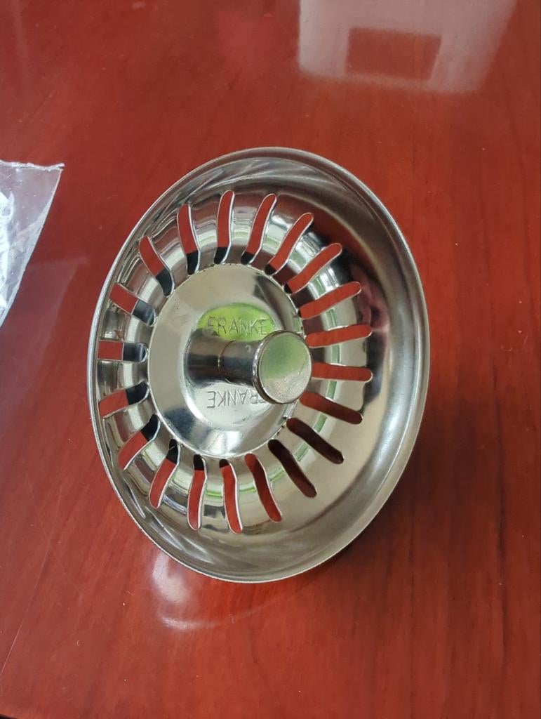 Franke Korfplug / Afvoerzeef Afwasbak - Nieuw, 82mm diameter, Huis en Inrichting, Keuken | Keukenbenodigdheden, Nieuw, Ophalen of Verzenden