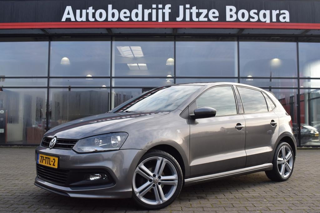 Volkswagen Polo 1.2 TSI Highline R-Line ECC | Full Map Navi, Voorwielaandrijving, Euro 5, Met garantie (alle), Alcantara