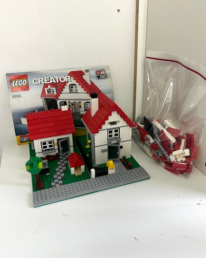 Lego creator 4956 3-in-1 huis, Kinderen en Baby's, Speelgoed | Duplo en Lego, Lego, Compleet, Ophalen of Verzenden, Zo goed als nieuw