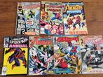 Collectie Spider-man en Avengers comics 1974-1986 - 7 stuks, Boeken, Gelezen, Amerika, Ophalen of Verzenden, Meerdere comics