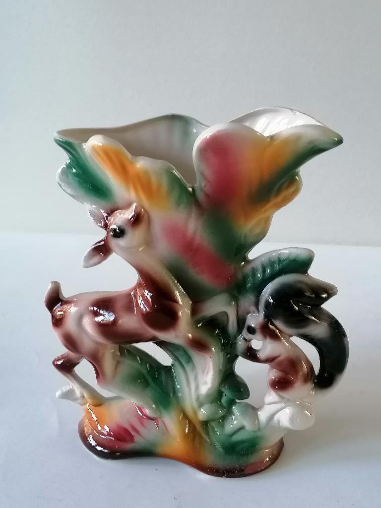 siervaas met hert en eekhoorn, Verzamelen, Beelden en Beeldjes, Ophalen of Verzenden, Dier