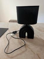 Zwart lampje met snoer - Modern design tafellamp, Ophalen of Verzenden, Gebruikt