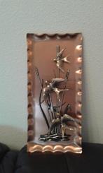 mooi leuk uitgevoerd rood koperen design sierstuk/schilderij, Ophalen of Verzenden