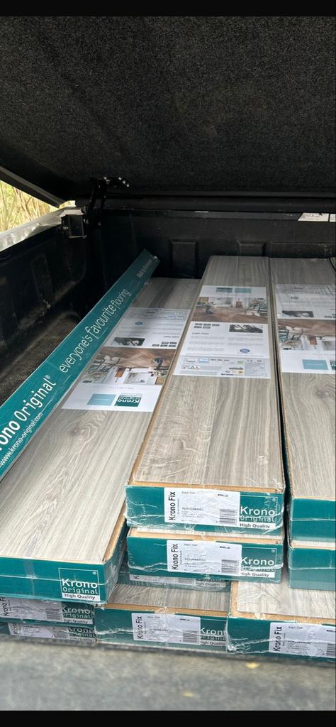 Nieuw laminaat Krono Fix Main Oak +-20 m2, Nieuw, Ophalen of Verzenden, 10 m² of meer, 10 tot 30 cm