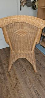 Set van 4 rieten stoelen, Huis en Inrichting, Stoelen, Ophalen, Gebruikt, Bruin, Vier