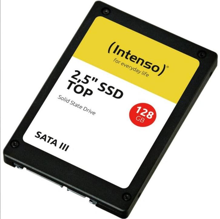 Intenso 128GB SSD 2.5" Top SATA III, Computers en Software, Harde schijven, Refurbished, Laptop, Intern, SSD, Overige aansluitingen