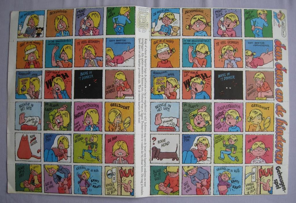 Jan Kruis - Jan, Jans en de kinderen geheugenspel (Memory), Verzamelen, Stripfiguren, Ophalen of Verzenden, Overige figuren, Gebruikt