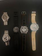 Verschillende horloges chronograaf, Overige merken, Staal, Polshorloge, Ophalen of Verzenden