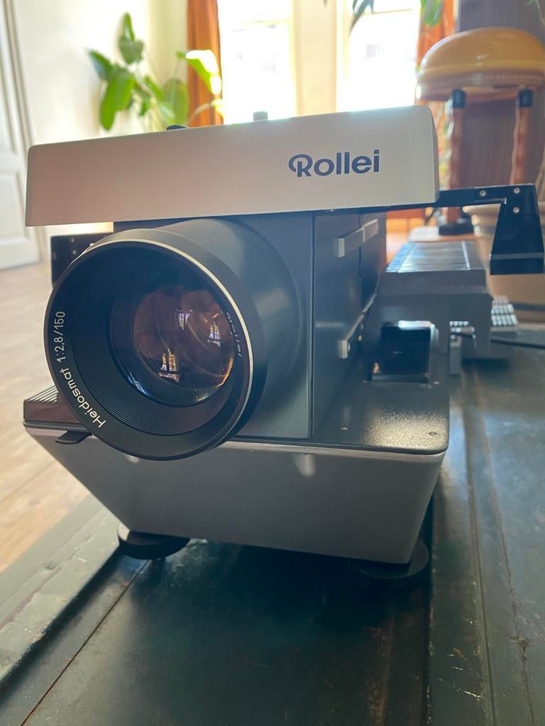 Rollei Diaprojector - middenformaat en kleinbeeld - Vintage, Ophalen of Verzenden, Gebruikt