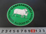 sticker schapenkorrels meelfabriek a van gorp bv waspik, Ophalen, Zo goed als nieuw