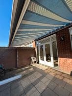 Zonnescherm knikarm handbediend Te Koop, Ophalen, Gebruikt, 450 cm of meer, 150 tot 300 cm