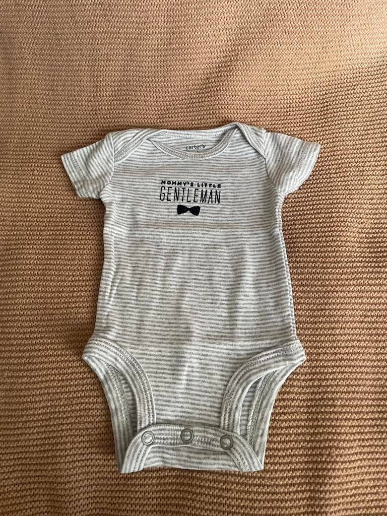 Carter's Romper 'Mommy's Little Gentleman' - Newborn, Kinderen en Baby's, Babykleding | Prematuur, Ophalen, Nieuw, Jongetje