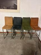 Set Stoelen & Barkrukken, 5 krukken of meer, Ophalen of Verzenden, Zo goed als nieuw, 60 tot 90 cm