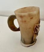 Oude beker van hoorn, Ophalen of Verzenden, Overige stijlen, Overige typen